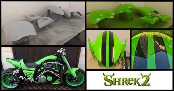 Shrek 2 V-Max Motorbike